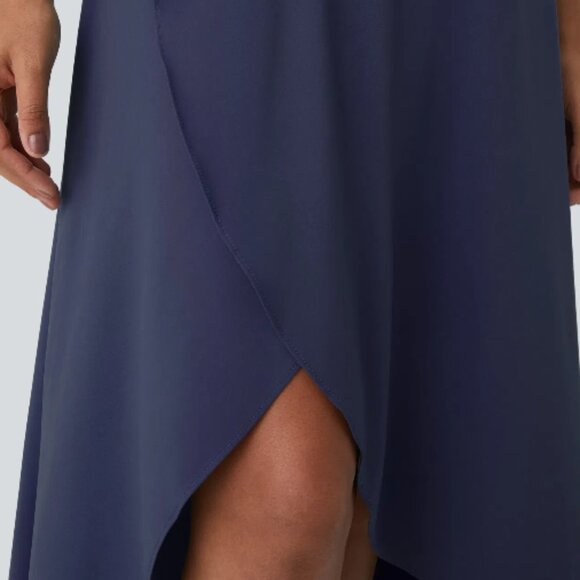 HALARA | Breezeful High Waist High Low 2-in-1 Flowy Maxi Skirt Skort | Sz. M - Picture 8 of 14